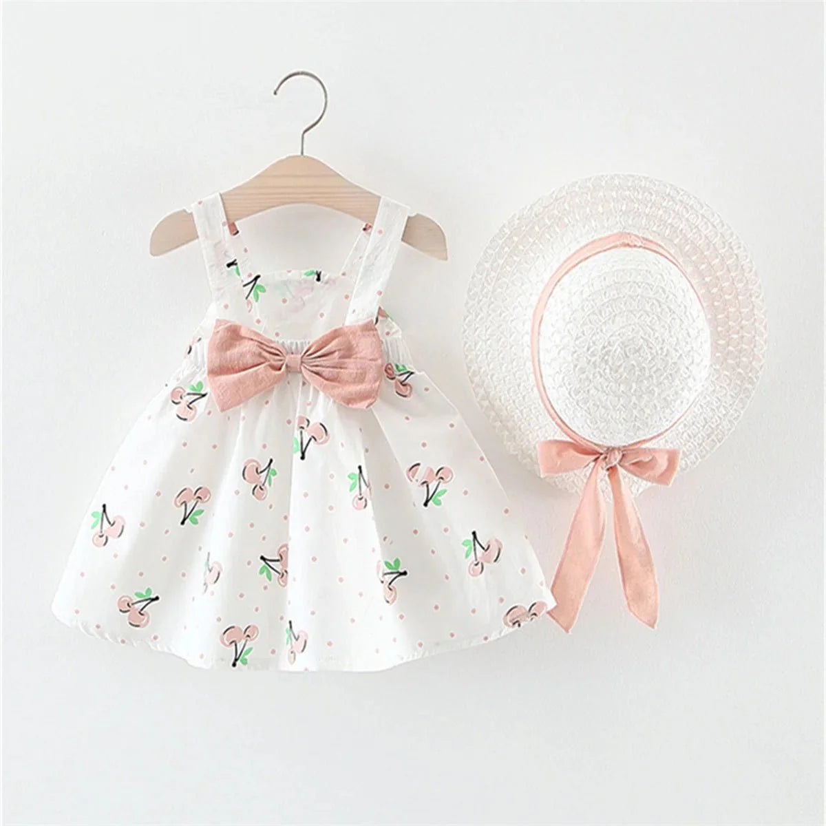 Cherry Dress with Hat - Betina Baby & Kids
