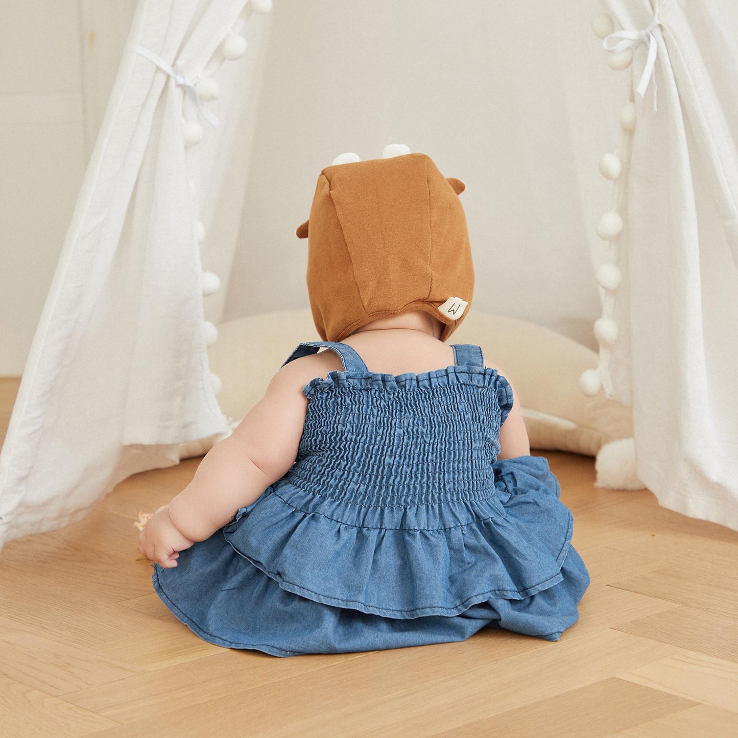 Denim Belle Ruffle Romper - Betina Baby & Kids