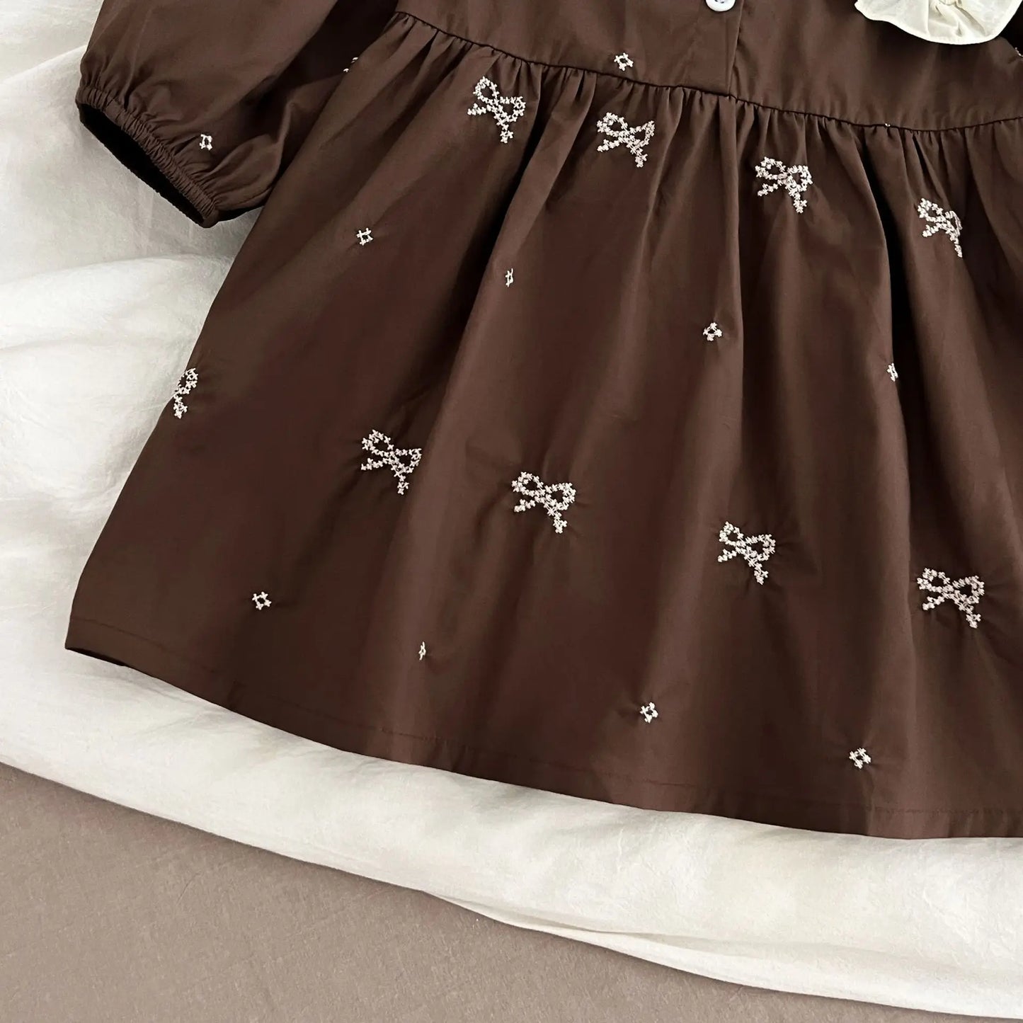 Vintage Lace Collar Baby Dress