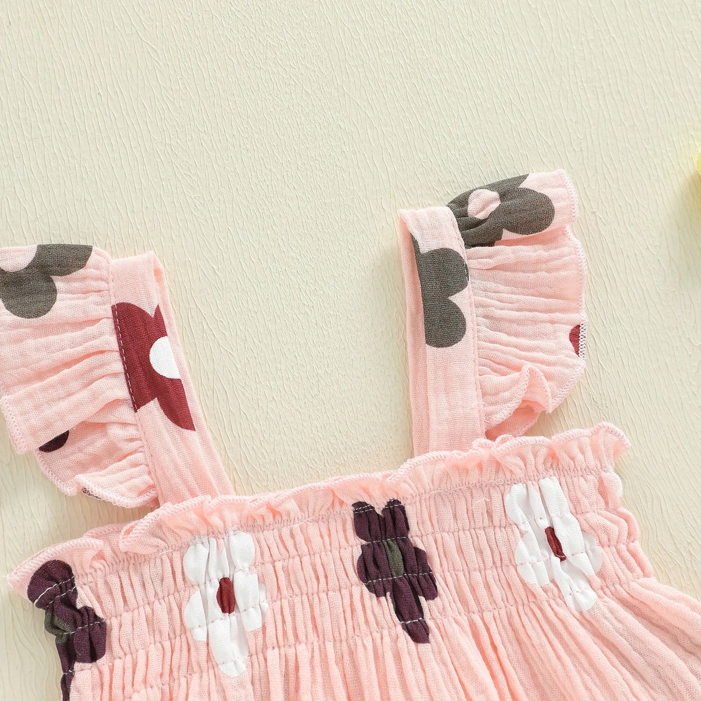 Floral Ruffle Baby Set