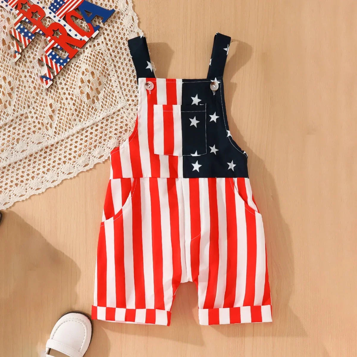American Spirit Summer Romper - Betina Baby & Kids