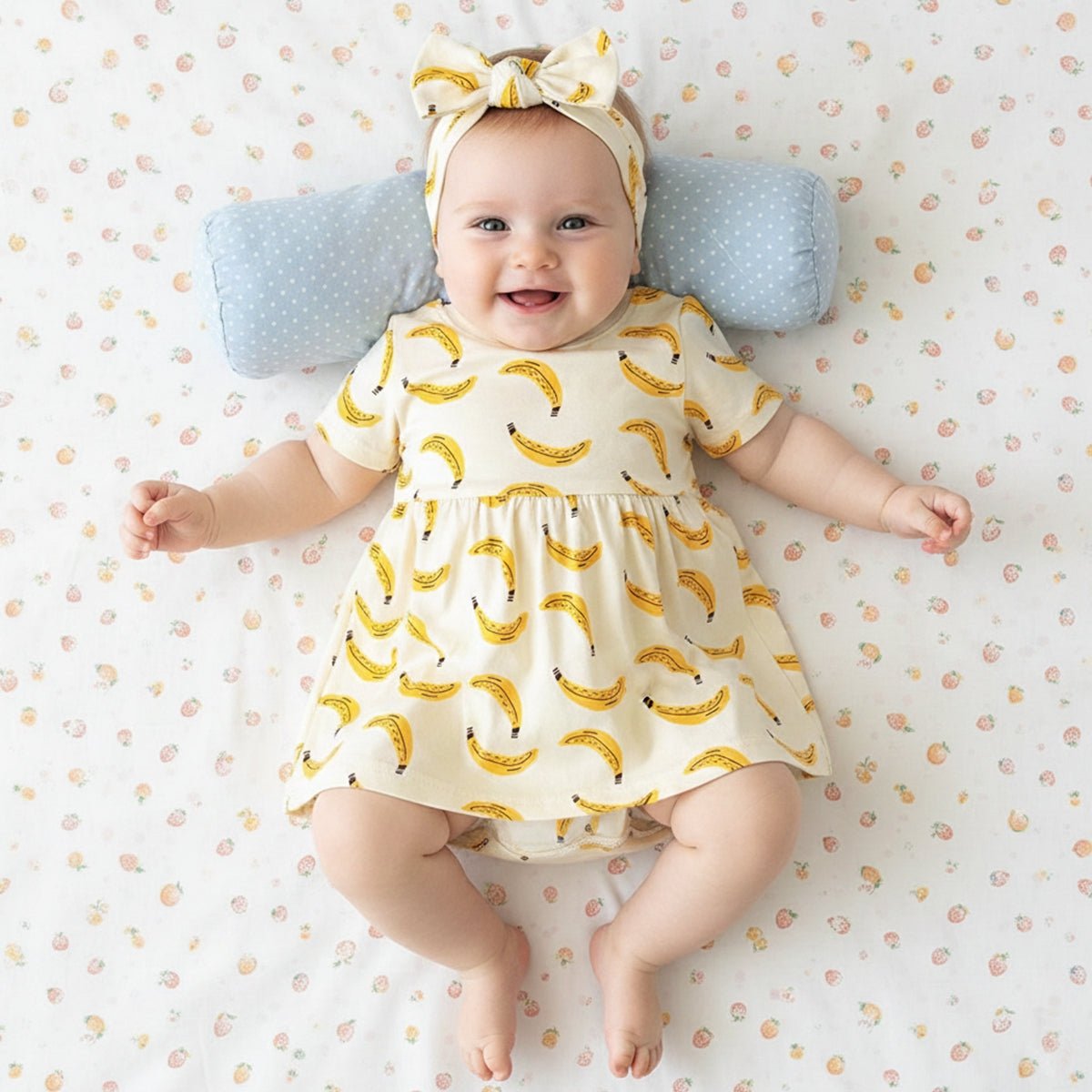 Banana Bliss Baby Dress - Betina Baby & Kids