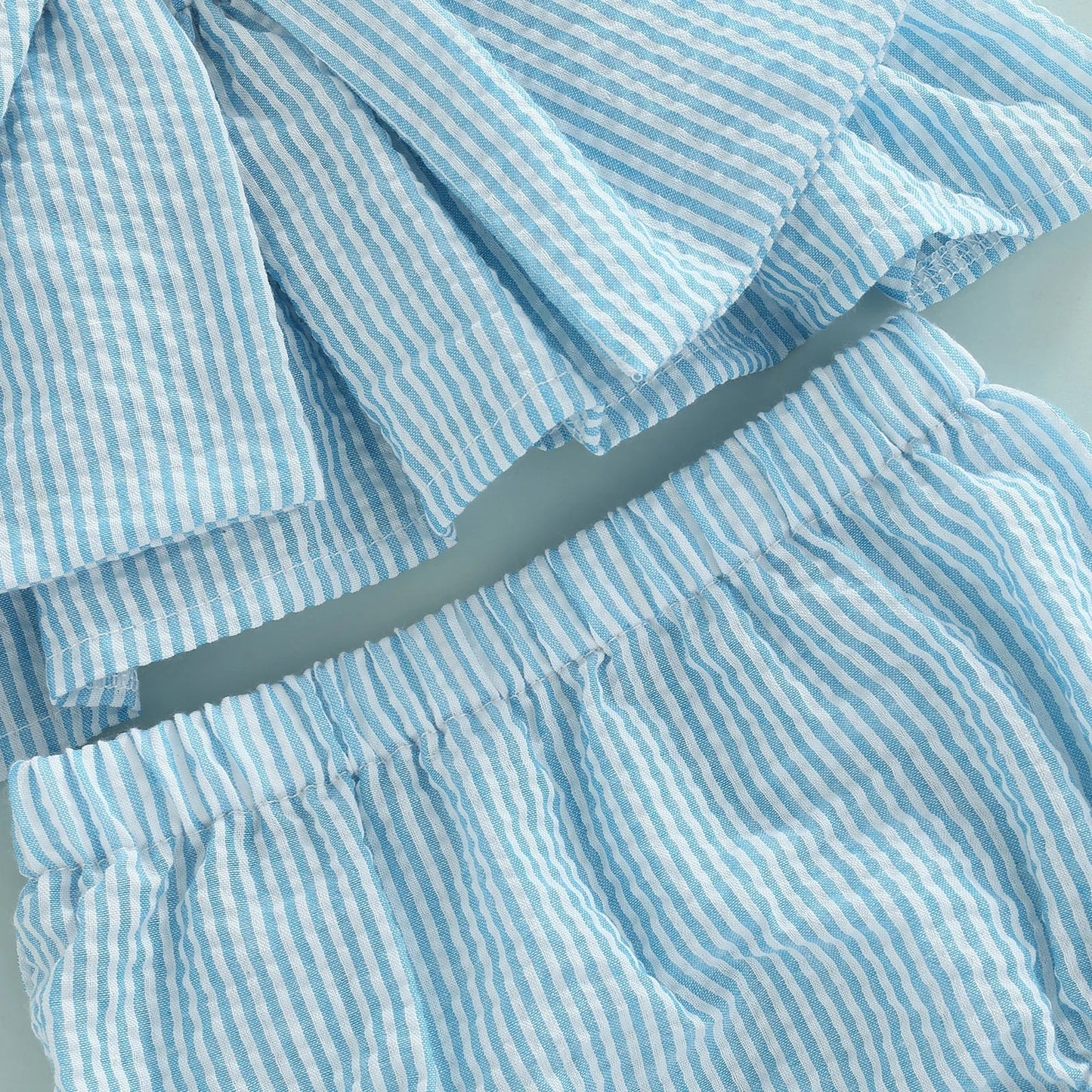 Blue Bow Summer Set - Betina Baby & Kids