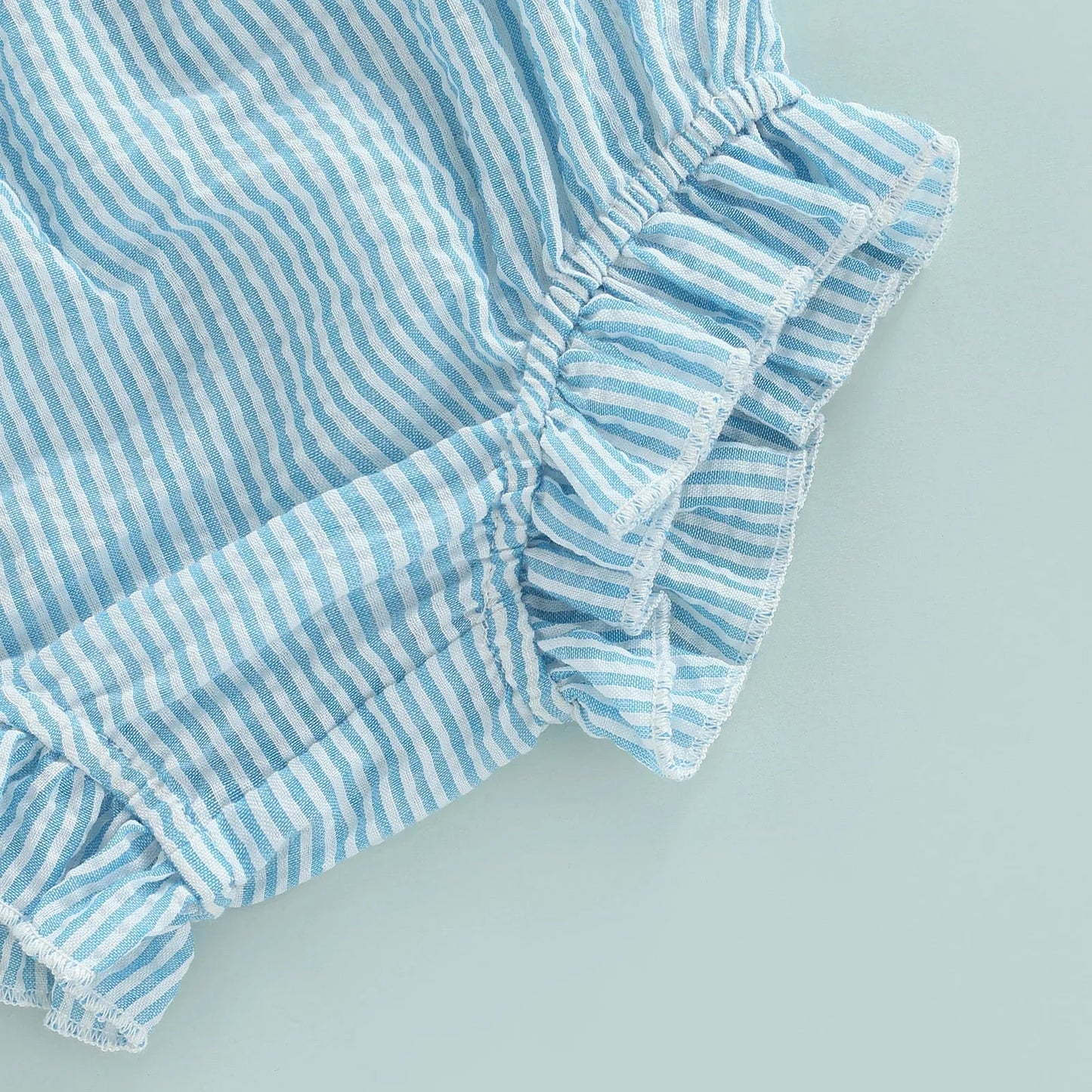 Blue Bow Summer Set - Betina Baby & Kids