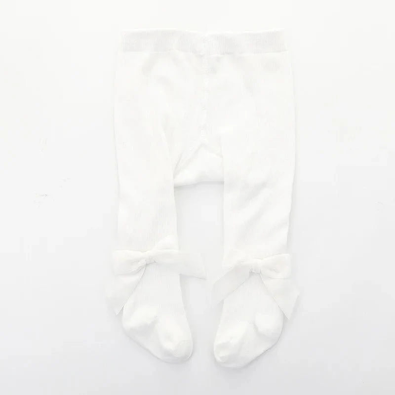 Bow Detail Baby Tights - Betina Baby & Kids
