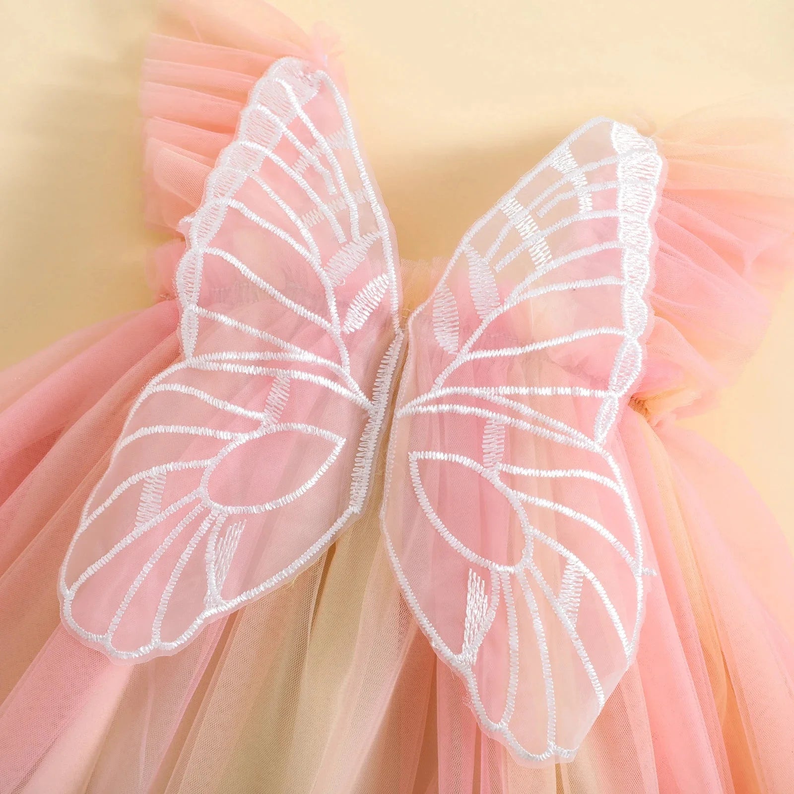 Butterfly Tulle Romper Dress - Betina Baby & Kids