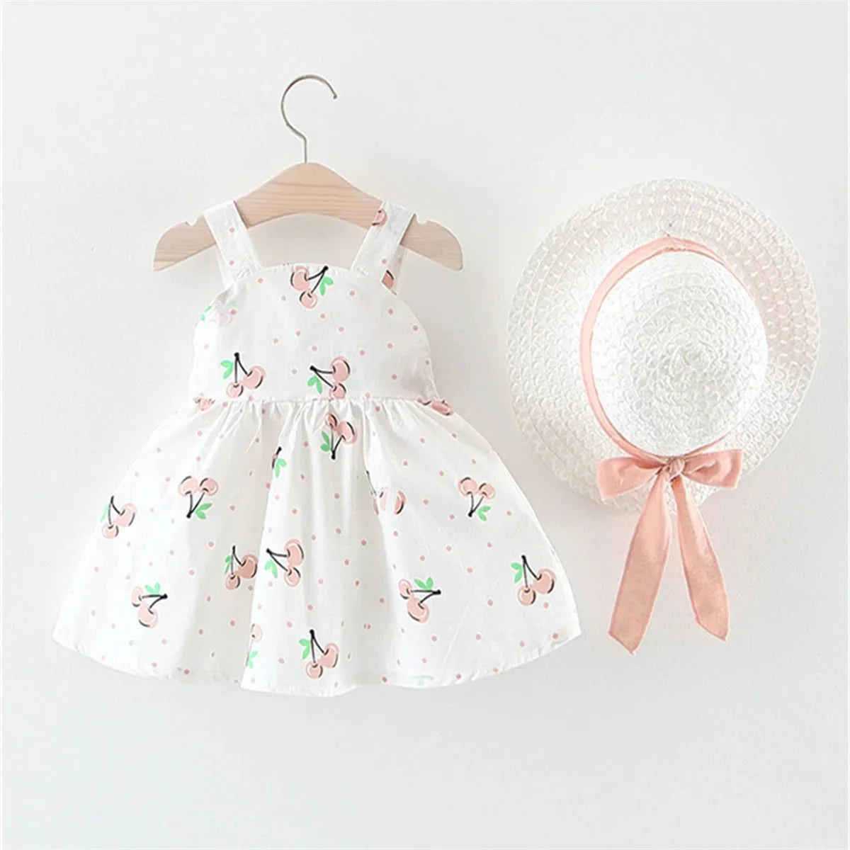 Cherry Dress with Hat - Betina Baby & Kids