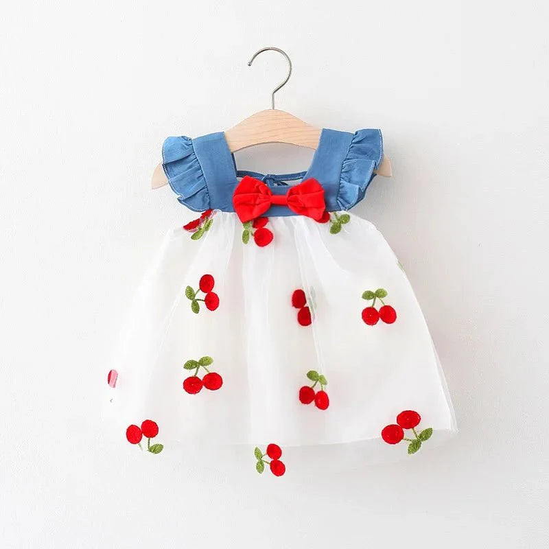 Cherry Ruffle Dress - Betina Baby & Kids