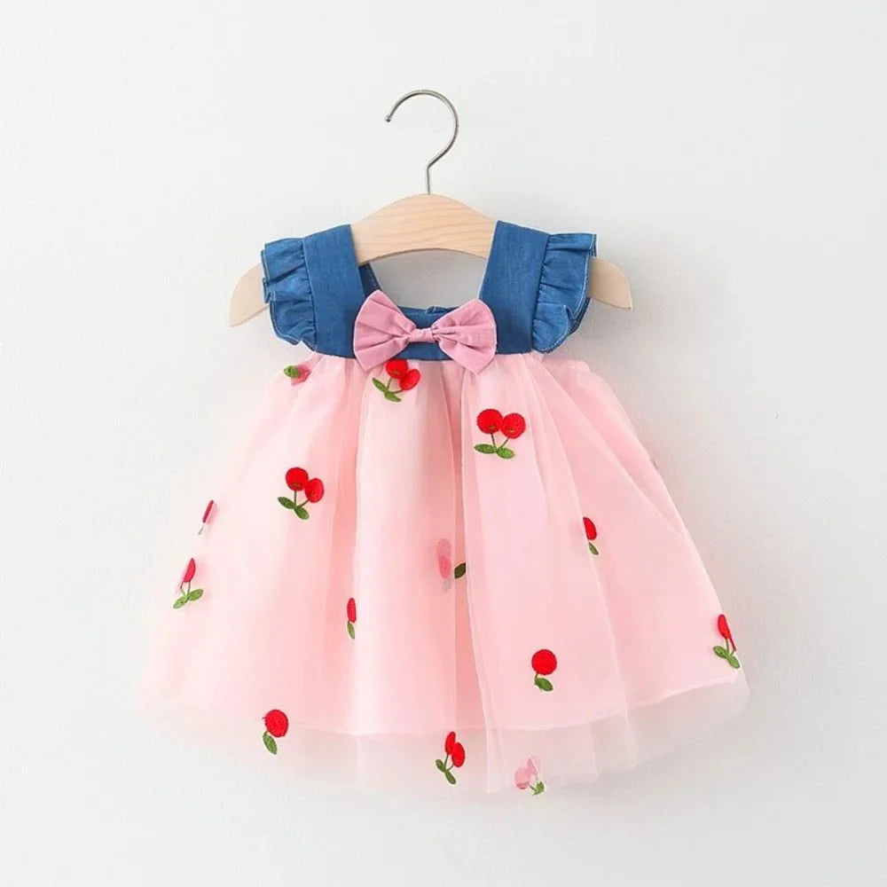 Cherry Ruffle Dress - Betina Baby & Kids