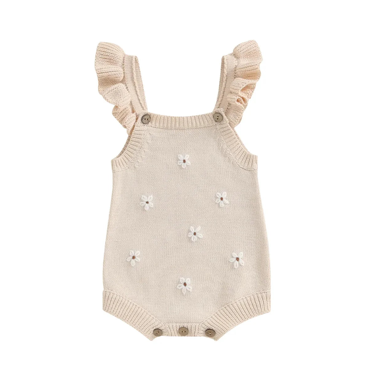 Daisy Knit Ruffle Romper - Betina Baby & Kids
