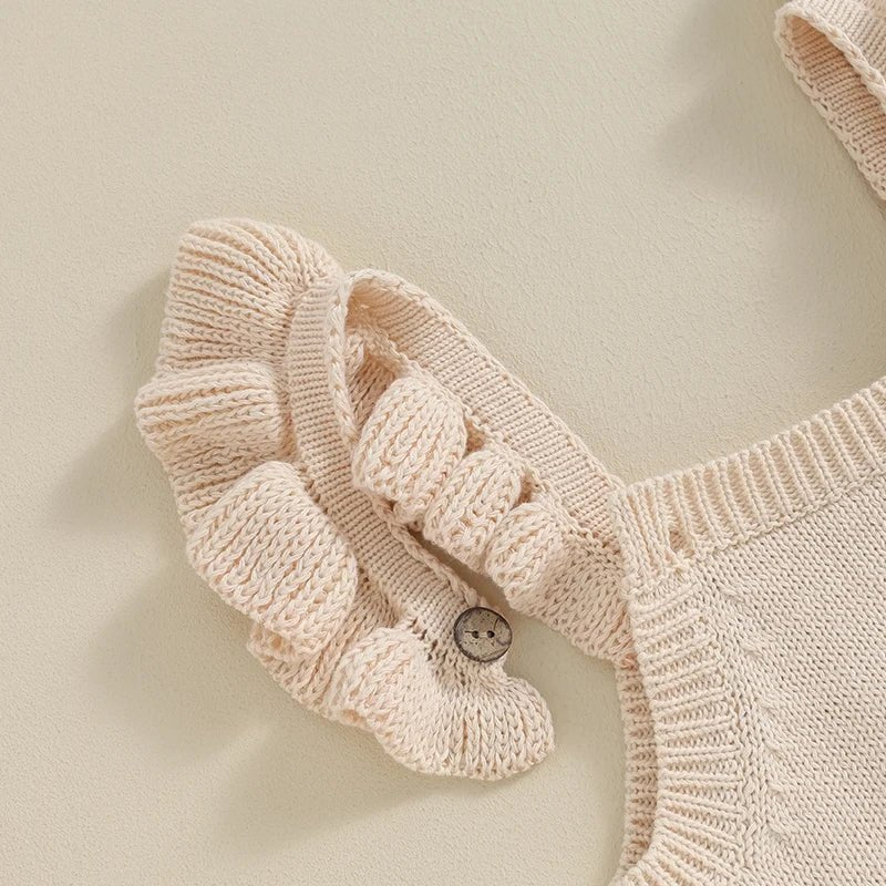 Daisy Knit Ruffle Romper - Betina Baby & Kids