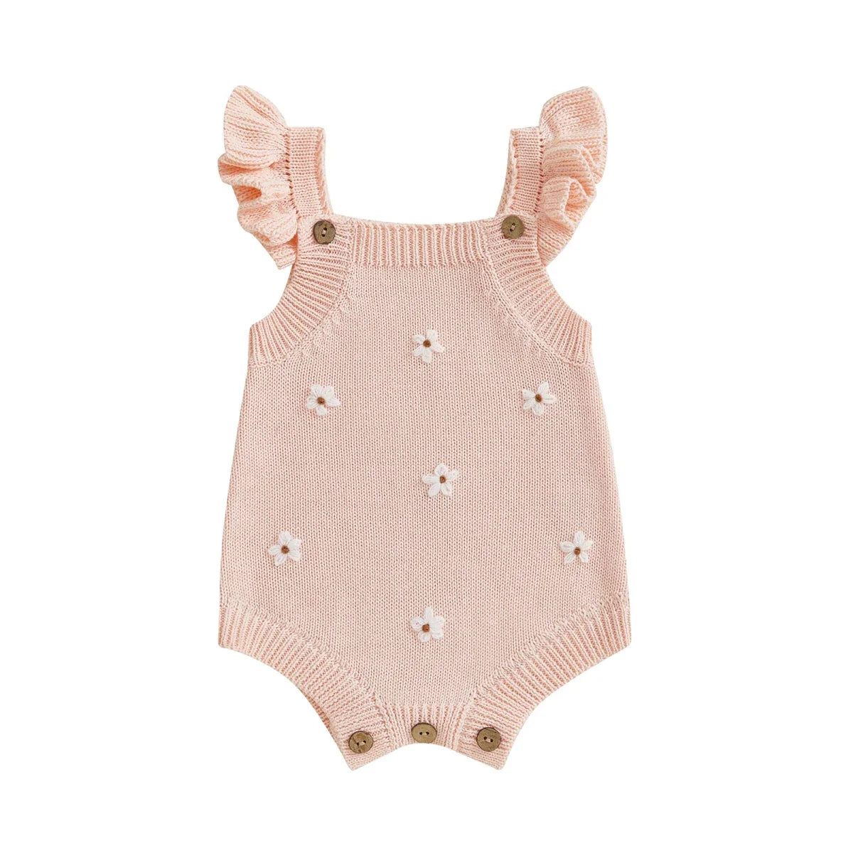 Daisy Knit Ruffle Romper - Betina Baby & Kids