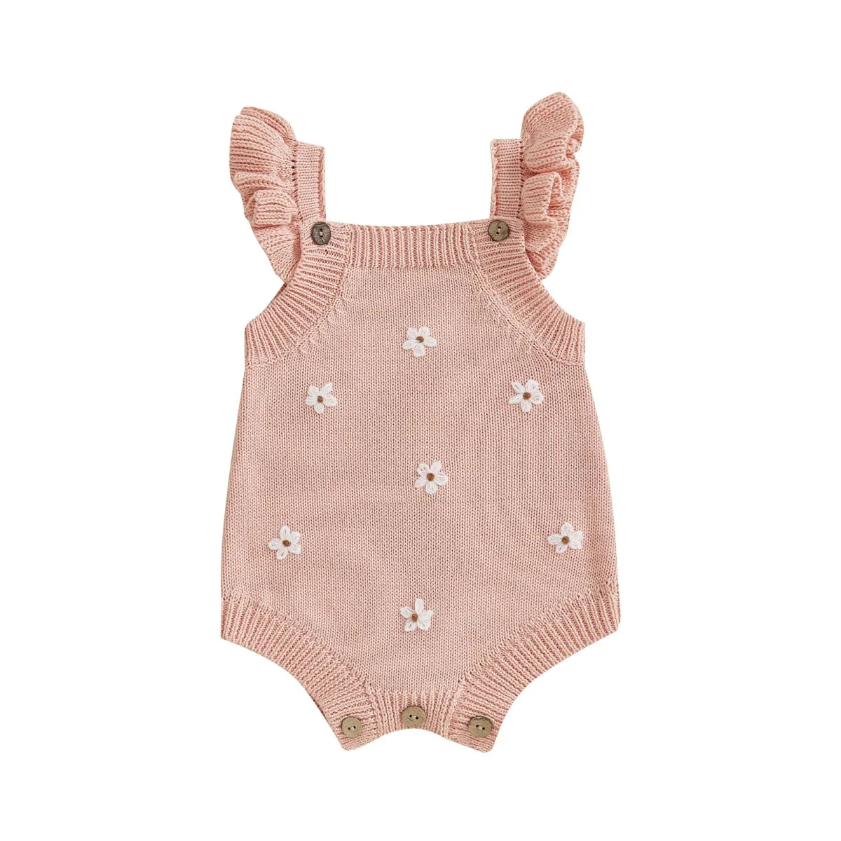 Daisy Knit Ruffle Romper - Betina Baby & Kids