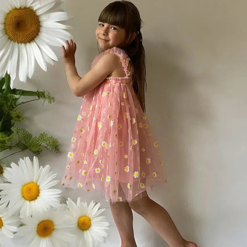 Daisy Tulle Baby Dress - Betina Baby & Kids