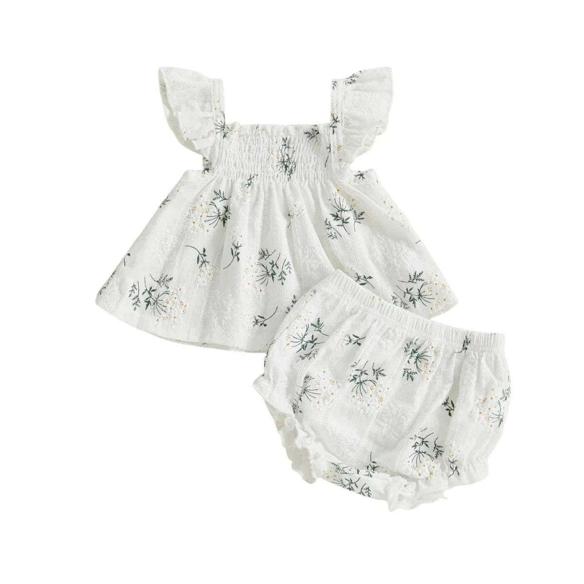 Floral Ruffle Baby Set - Betina Baby & Kids