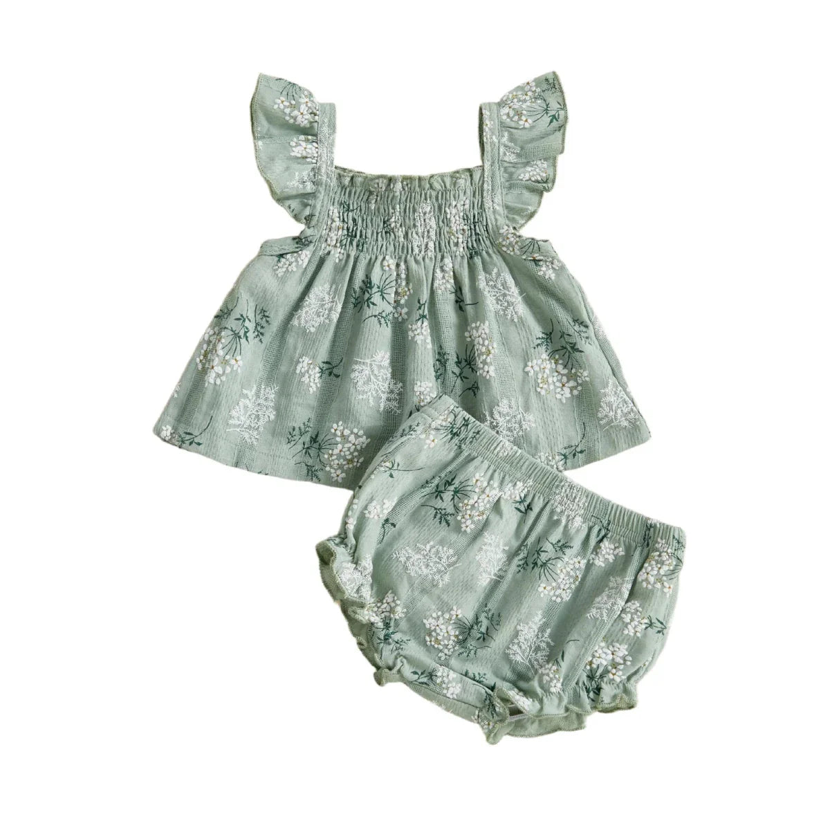 Floral Ruffle Baby Set - Betina Baby & Kids