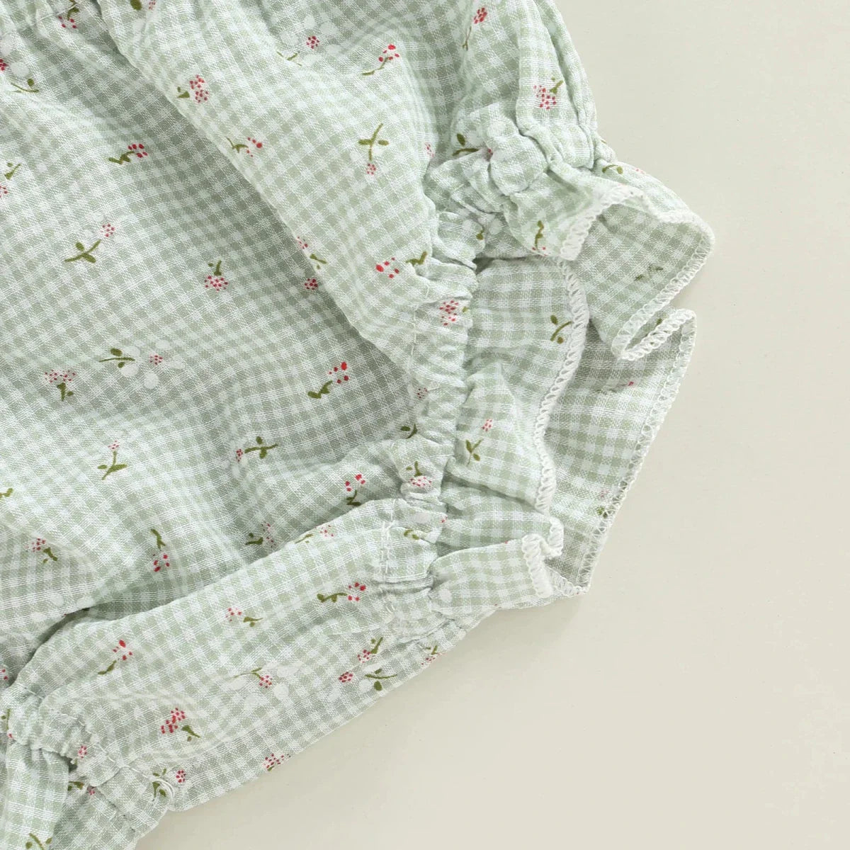 Gingham Bow Top and Bloomer Set - Betina Baby & Kids
