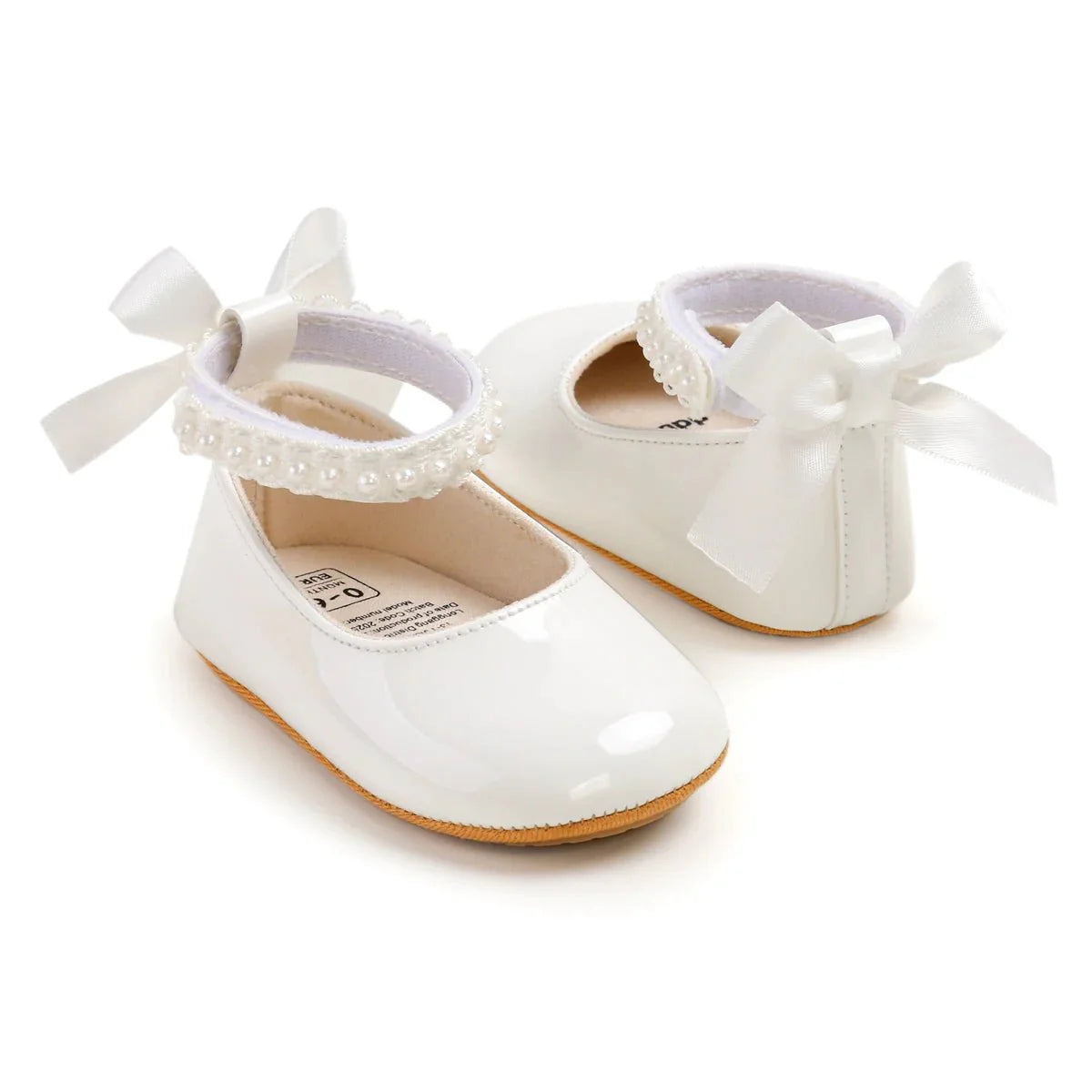 Lace Bow Mary Jane Baby Shoes - Betina Baby & Kids