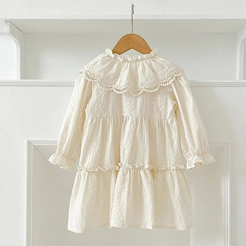 Lace Collar Baby Dress - Betina Baby & Kids