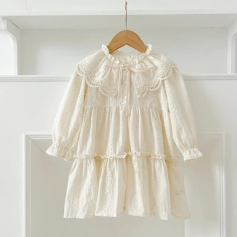 Lace Collar Baby Dress - Betina Baby & Kids