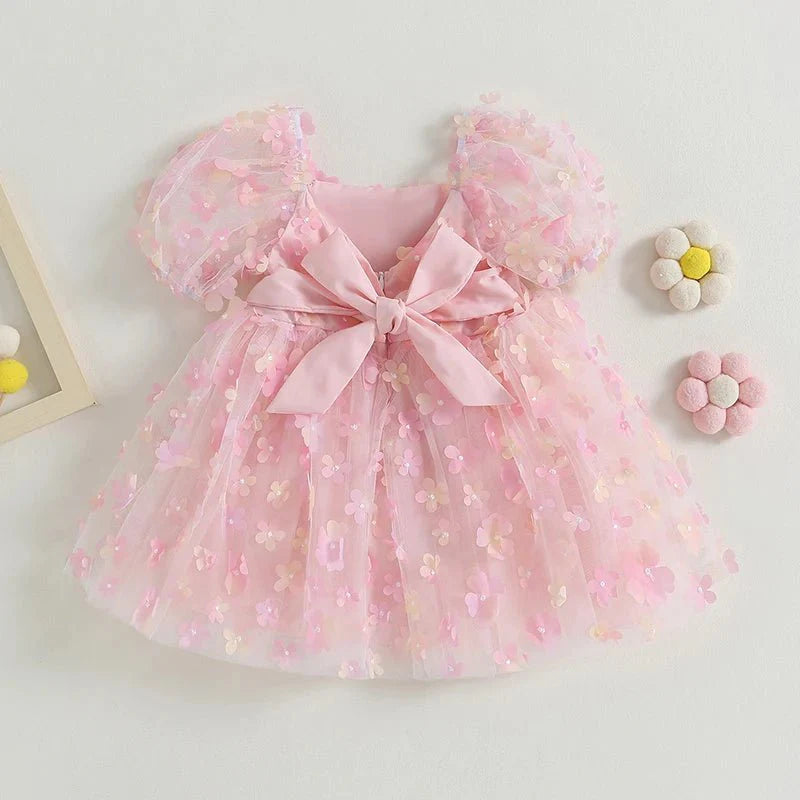 Princess Floral Tulle Dress - Betina Baby & Kids