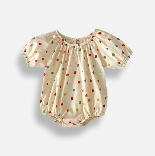 Rainbow Dot Classic Romper - Betina Baby & Kids