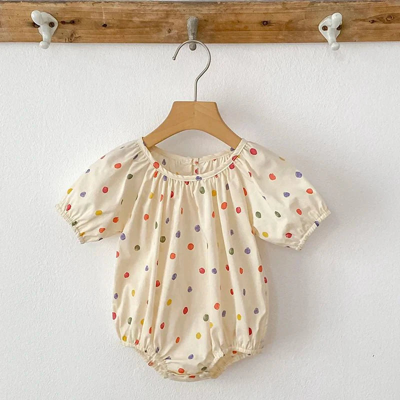 Rainbow Dot Classic Romper - Betina Baby & Kids