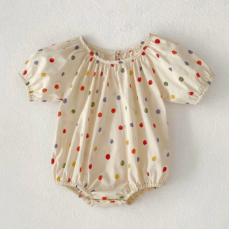 Rainbow Dot Classic Romper - Betina Baby & Kids
