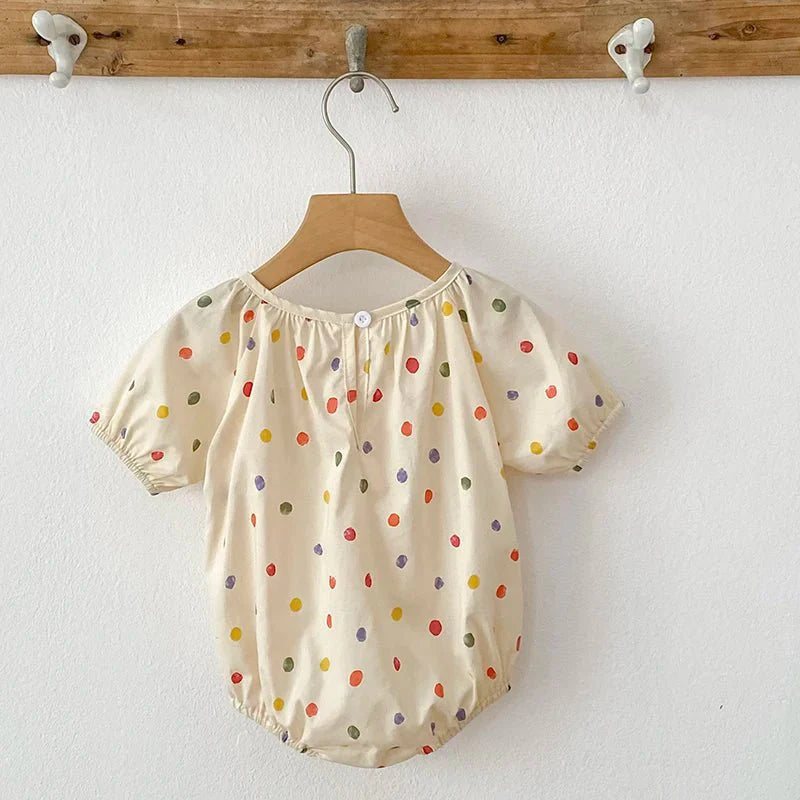 Rainbow Dot Classic Romper - Betina Baby & Kids