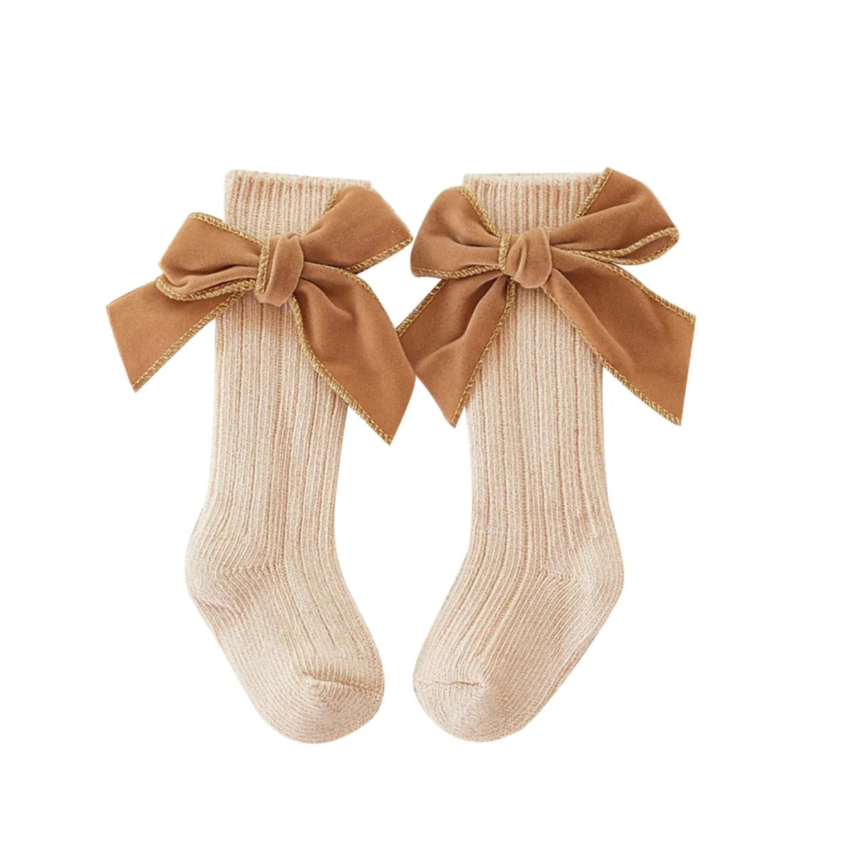 Ribbed Bow Baby Socks - Betina Baby & Kids