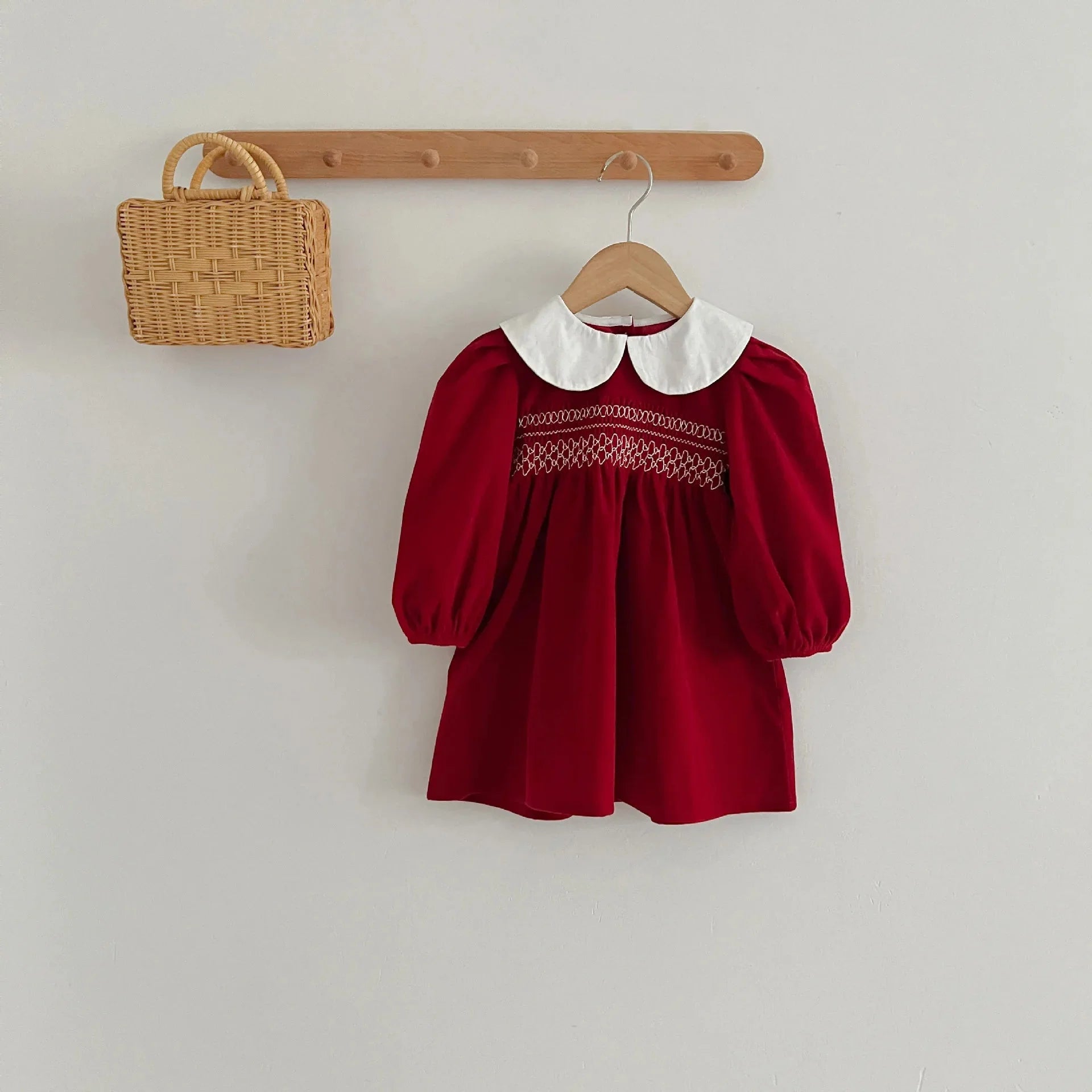 Smocked Collar Baby Dress - Betina Baby & Kids