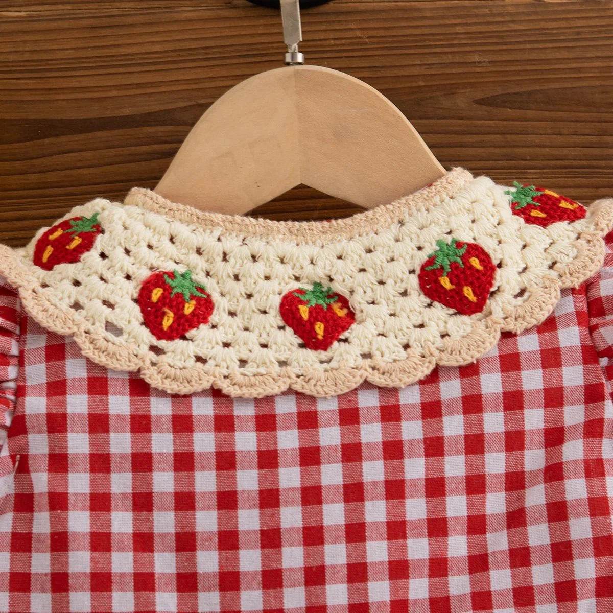 Strawberry Picnic Dress - Betina Baby & Kids