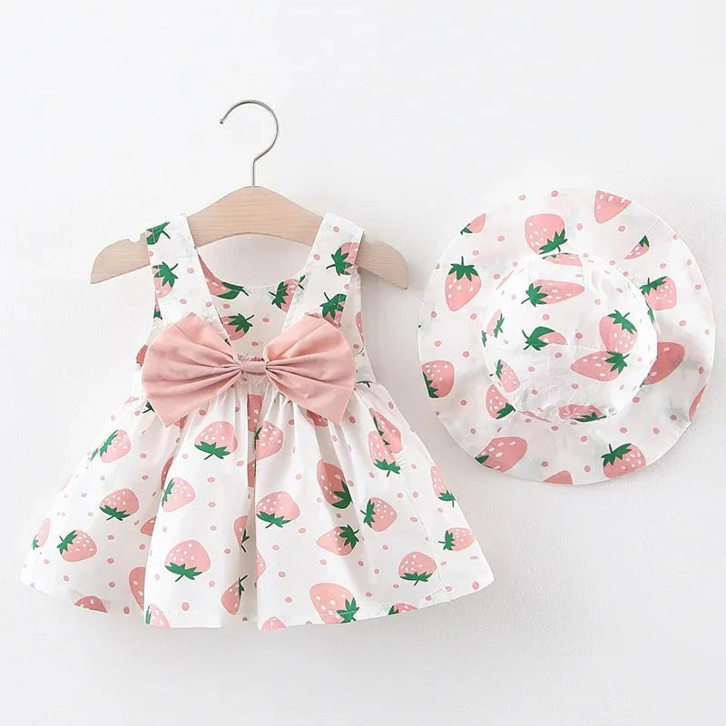 Strawberry Summer Dress - Betina Baby & Kids