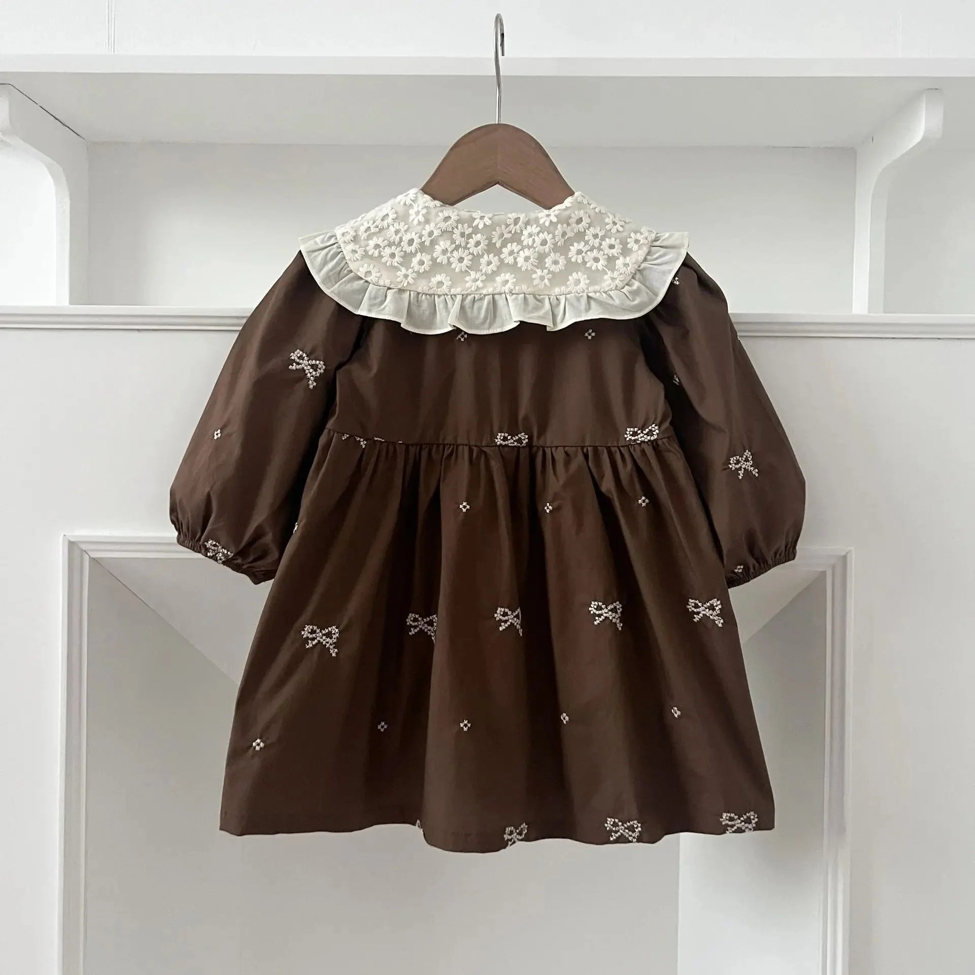 Vintage Lace Collar Baby Dress - Betina Baby & Kids