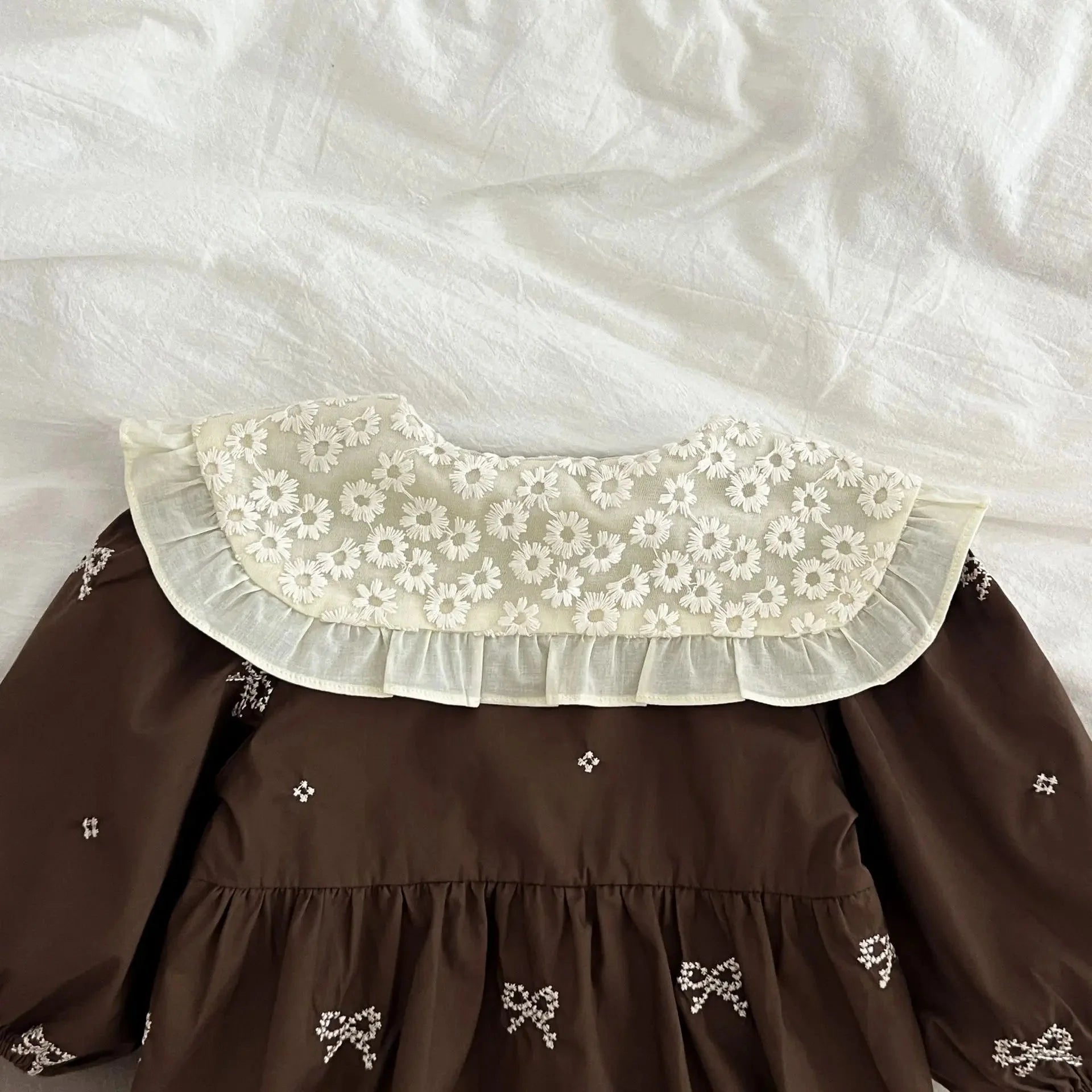Vintage Lace Collar Baby Romper - Betina Baby & Kids