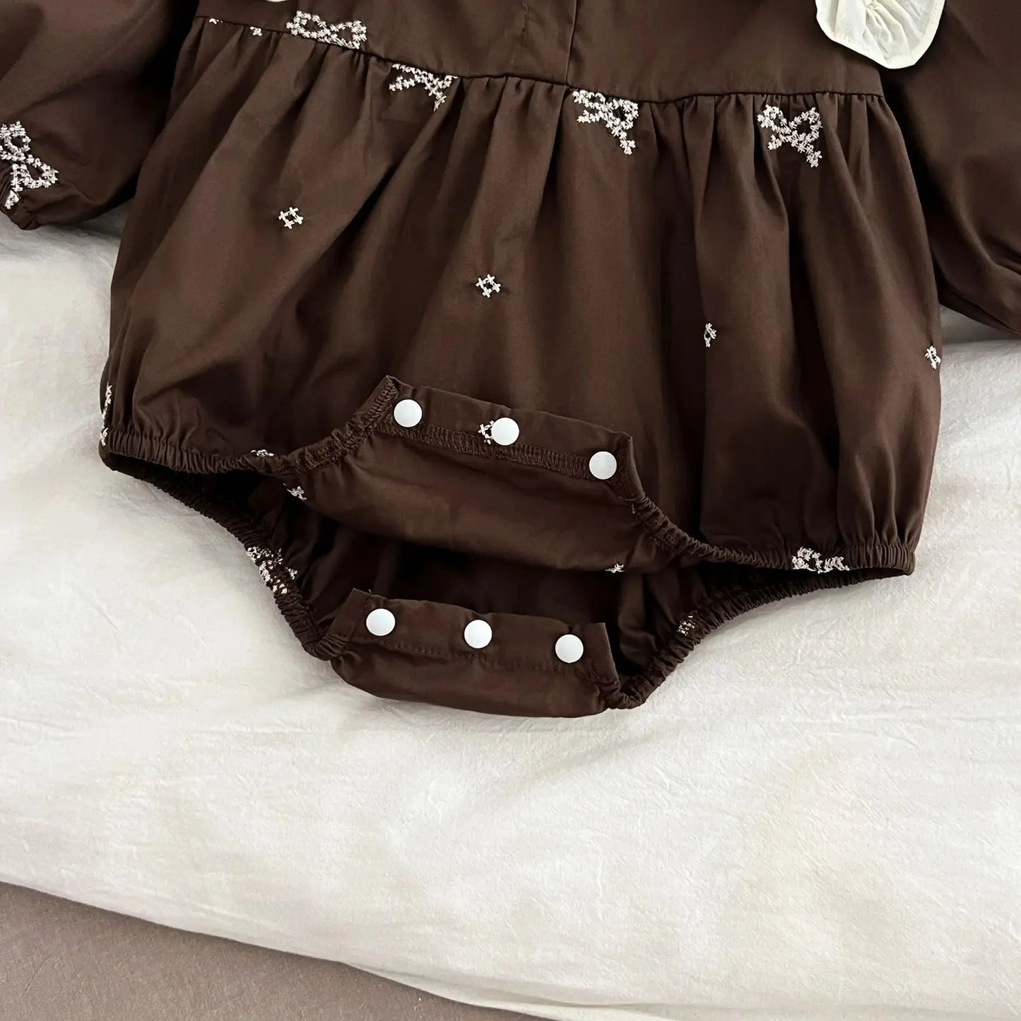 Vintage Lace Collar Baby Romper - Betina Baby & Kids